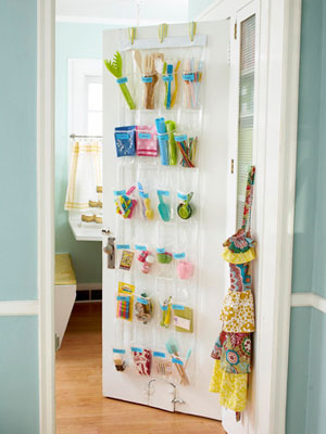 Creative Storage - back of door